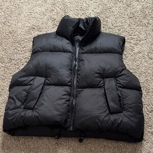 Black Puffer Vest